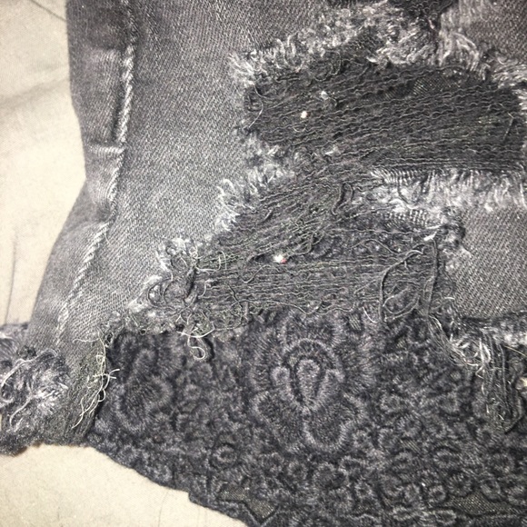 Black Jean Shorts - Picture 3 of 4